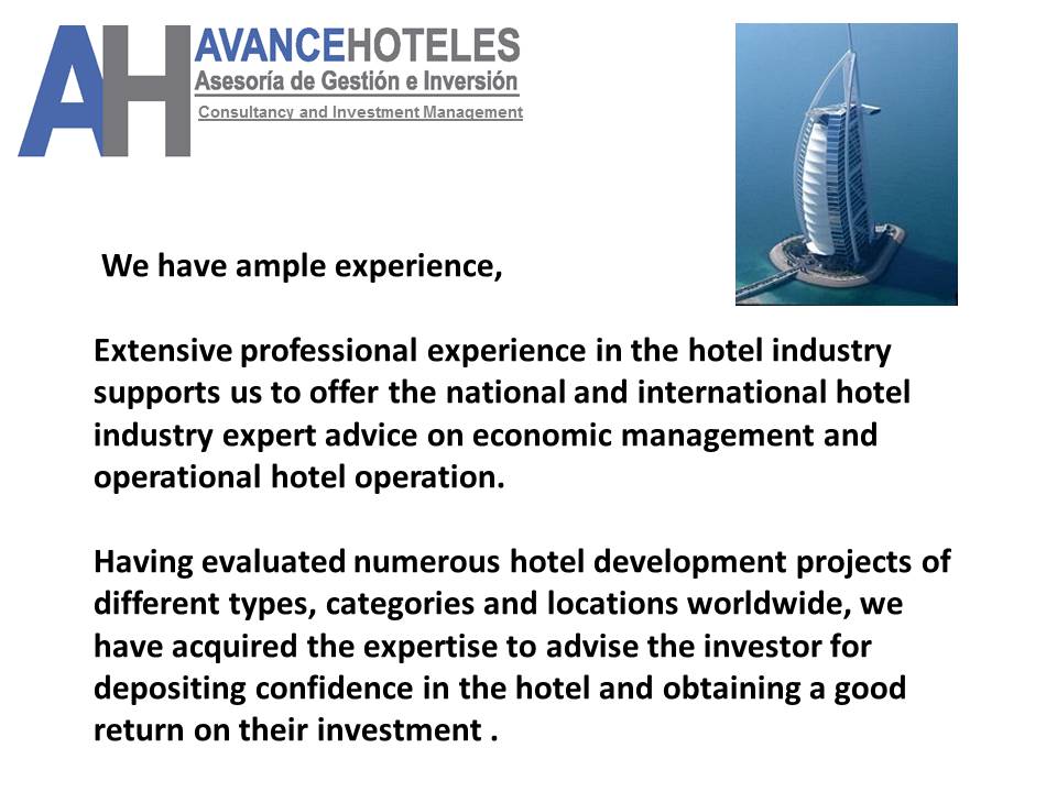 Avance Hoteles, madrid, barcelona, españa, europa, avance, hotel, hoteles, hotelero, gestión, inversión, asesoria