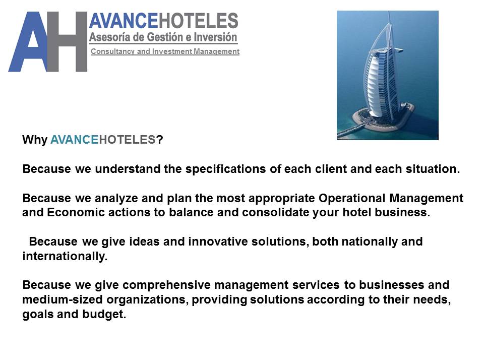 Avance Hoteles, madrid, barcelona, españa, europa, avance, hotel, hoteles, hotelero, gestión, inversión, asesoria