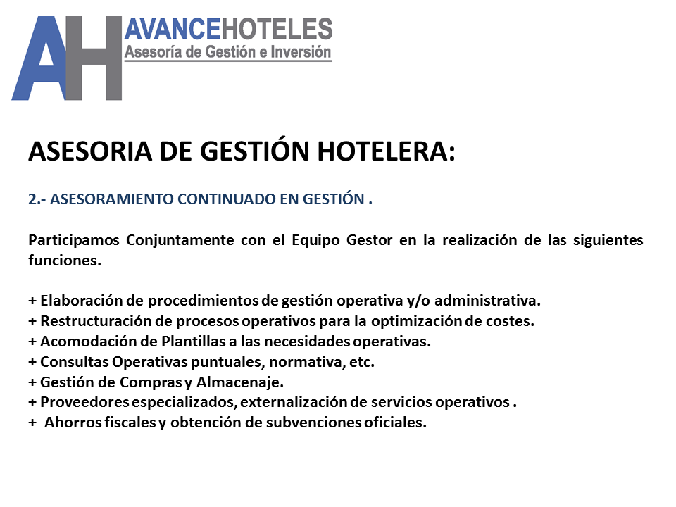 Avance Hoteles, madrid, barcelona, españa, europa, avance, hotel, hoteles, hotelero, gestión, inversión, asesoria