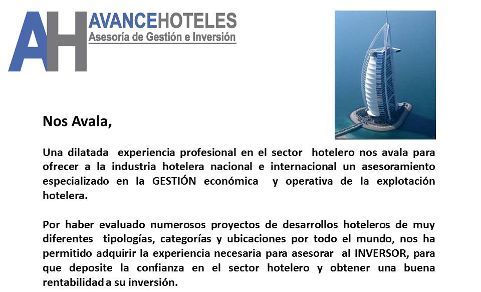 Avance Hoteles, madrid, barcelona, españa, europa, avance, hotel, hoteles, hotelero, gestión, inversión, asesoria