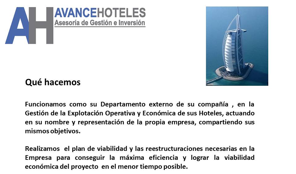 Avance Hoteles, madrid, barcelona, espaa, europa, avance, hotel, hoteles, hotelero, gestin, inversin, asesoria